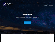 Tablet Screenshot of biglinux.com.br